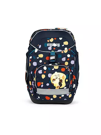 ERGOBAG | Set de mochila escolar de 6 piezas PACK BlütenzauBär | dunkelblau